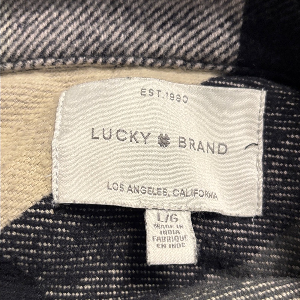 Lucky Brand Flannel Shacket - Picture 9 of 10